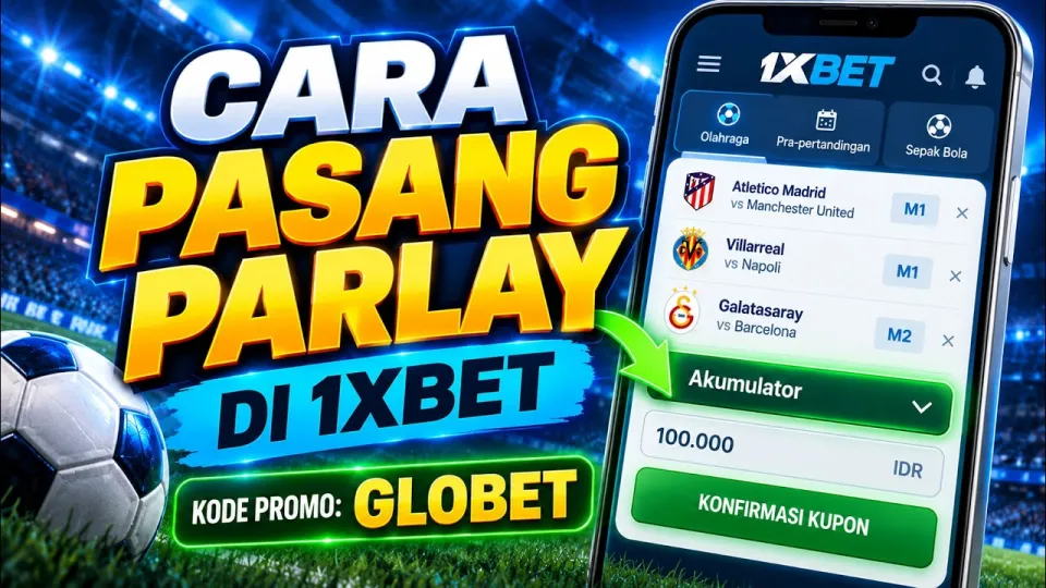 7 langkah cara pasang parlay di 1xbet dengan mudah di aplikasi